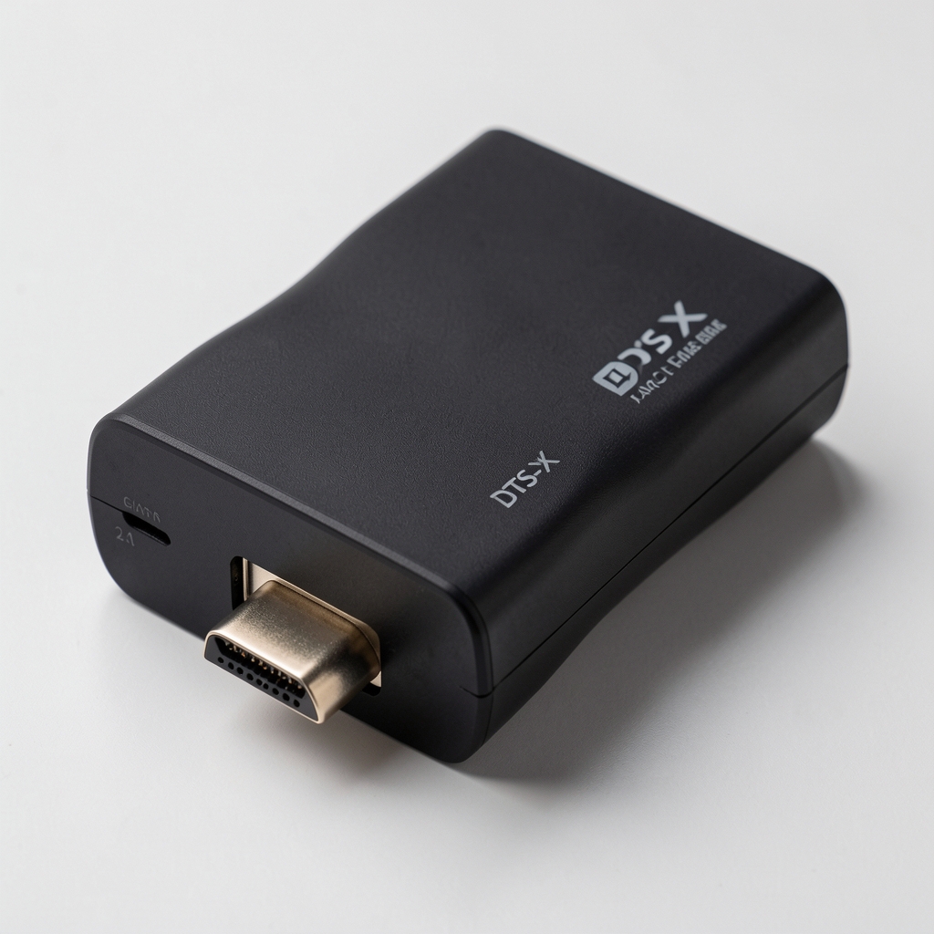HDMI 2.1 eARC ses çıkarıcı adaptör Dolby Atmos ve DTS:X destekli siyah kasa